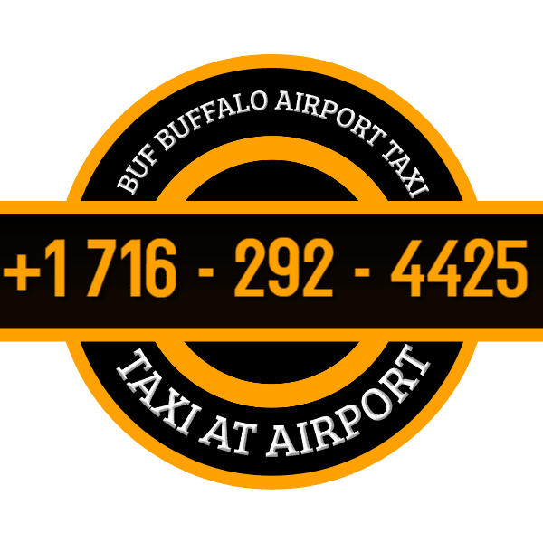 buf buffalo airport taxi logo at buffalo airport